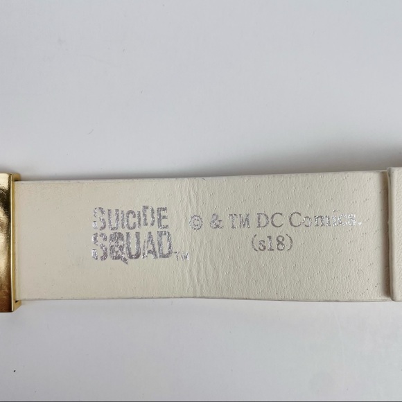 Suicide Squad Harley Quinn Puddin Leather Cosplay Choker DC Comics S18 Buckle - Picture 4 of 4